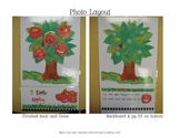 5 Little Apples Interactive Book, Printable in full color!