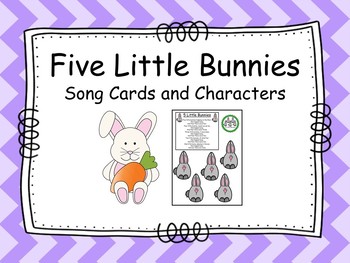 Preview of 5 Little Bunnies- Easter Song