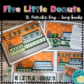 Preview of 5 Little Donuts Song Pack - St. Patrick's Day
