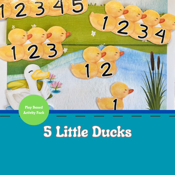 Preview of 5 Little Ducks Nursery Rhyme Activity Packet