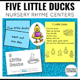5 Little Ducks Children's Poem | Small Reading Group Activ