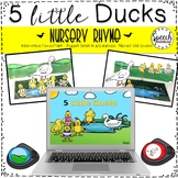 Distance Learning 5 Little Ducks Nursery Rhyme