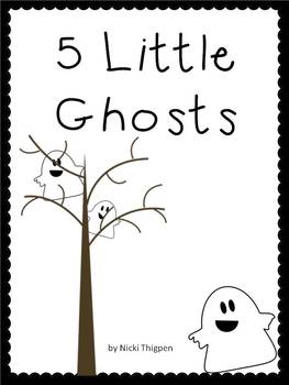 Preview of 5 Little Ghosts Book