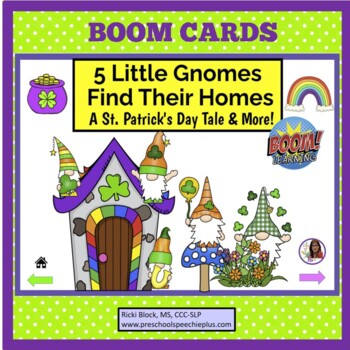 Preview of 5 Little Gnomes Find Their Homes - St Patrick's Day Tale & More