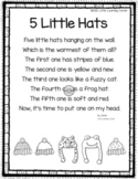 5 Little Hats poem