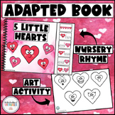 5 Little Hearts VALENTINE'S DAY Song Adapted Book - Specia