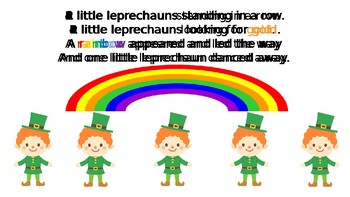 Preview of 5 Little Leprechauns  A