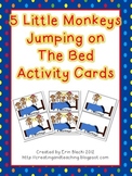 5 Little Monkeys Jumping on the Bed Activity Cards