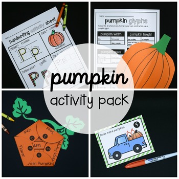 Preview of Pumpkin Activity Packet - Preschool and Kindergarten