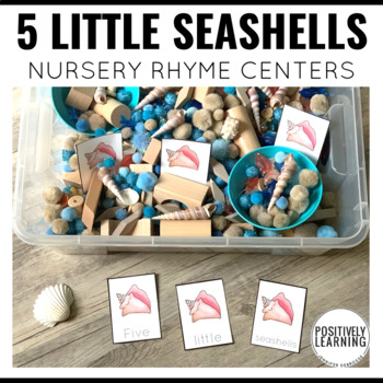 Preview of 5 Little Seashells Activities