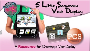 Preview of 5 Little Snowmen - Vest Display - PCS