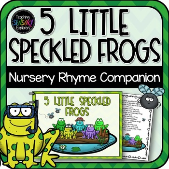 Preview of 5 Little Speckled Frogs: Interactive Book + Props