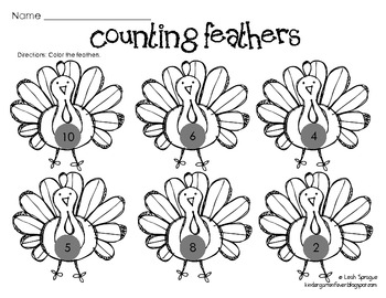 5 Little Turkeys by Kindergarten Fever | Teachers Pay Teachers