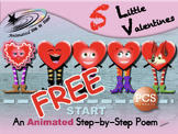 5 Little Valentines - Animated Step-by-Step Poem - PCS