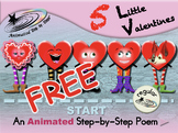 5 Little Valentines - Animated Step-by-Step Poem - Regular