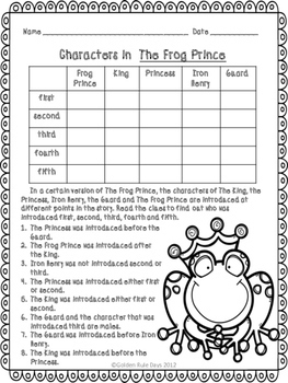 fairy tale themed 8 logic puzzles for beginners critical thinking skills