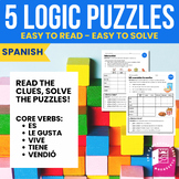 5 Logic Puzzles for Novice Spanish