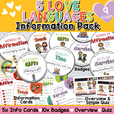 5 Love Languages-Information | Quiz | Badges | Social-Emot