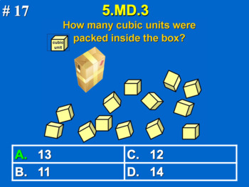 Preview of 5.MD.3 5th Grade Math - Recognize Cubic Volume Measurement Google Slide Set