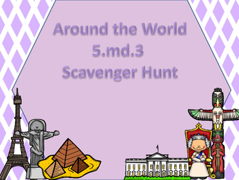 Preview of 5.MD.3 Scavenger Hunt (Volume)