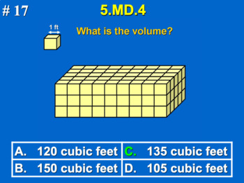 Preview of 5.MD.4 5th Grade Math - Relate Volume To Multiplication Google Slide Set