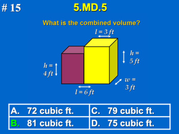 Preview of 5.MD.5 5th Grade Math - Volume As Additive Google Slide Set