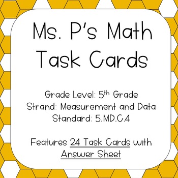 Preview of 5.MD.C.4 Measuring Volumes of Rectangular Prisms Task Cards | Distance Learning