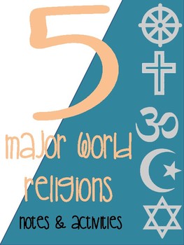 what are the worlds 5 major religions