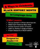 5 Mini-Lessons for Black History Month