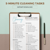 5 Minute Cleaning Tasks for Young Adults