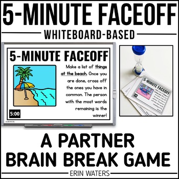 Preview of 5-Minute Faceoff - A Paperless Partner Brain Break Game