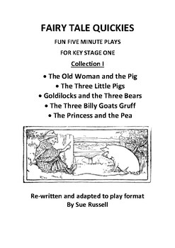 Preview of 5 Minute Fairy Tale Plays for younger children