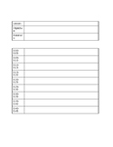 5 Minute Lesson Template