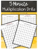 5 Minute Multiplication Drills