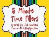 5 Minute Time Fillers
