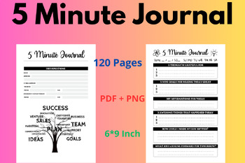 Preview of 5 Minutes Journal