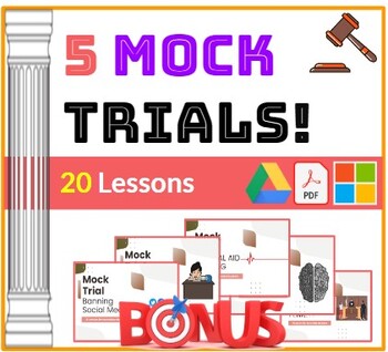Preview of 5 Mock Trials: Social Media; AI; Death Penalty; Homework; and MAID (Google/more)