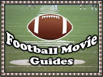 Preview of 6 Movie Guides for Football Related Films - Movie Guide Bundle