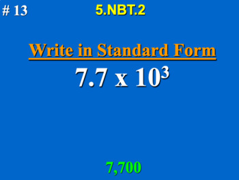 Preview of 5.NBT.2 5th Grade Math - Multiply & Divide By A Power Of 10 Bundle with Google