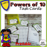 5.NBT.2 Powers of 10 Task Cards