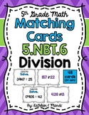 5.NBT.6 Matching Cards: Division