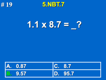 Preview of 5.NBT.7 5th Grade Math - Add, Subtract, Multiply Divide Decimals Google Slide