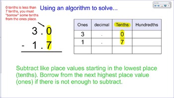 Preview of 5.NBT.7 SMART Board Lessons [136 Slides, ~1 week of instruction]