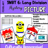 5.NBT6: LONG DIVISON MYSTERY PIXEL ART - FLUENCY AND WORD 