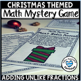 Christmas Math Mystery 5th Grade Adding and Subtracting Fractions