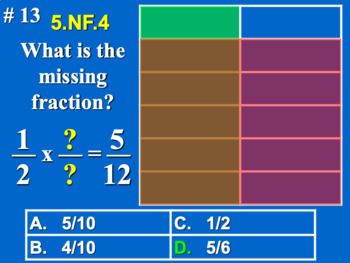 Preview of 5.NF.4 5th Grade Math - Multiply Fractions & Tiling Bundle with Google