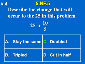 Preview of 5.NF.5 5th Grade Math - Multiplication of Fractions as Scaling Bundle w/ Google