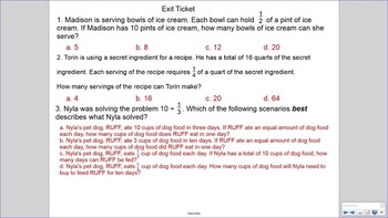 Preview of 5.NF.7 SMART Board Lessons [114 Slides, ~1 week of instruction]