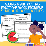 5.NF.A.2 Adding & Subtracting Fractions Word Problem: Work