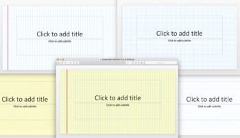 Preview of 5 Notebook and Graph Paper PowerPoint Templates